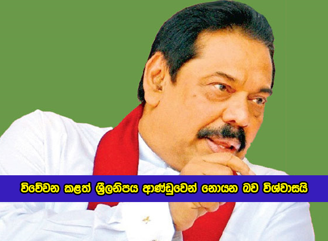 Mahinda Rajapaksa Statement of SLFP in Government - විවේචන කළත් ශ‍්‍රීලනිපය ආණ්ඩුවෙන් නොයන බව විශ්වාසයි