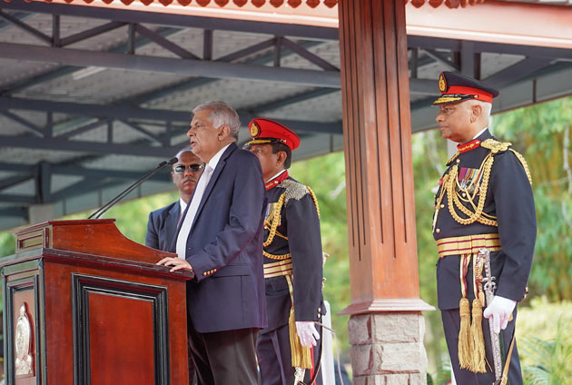 President Ranil Wickramasinghe - හමුදාව සයිබර් යුද්ධ සඳහාත් සන්නද්ධ කළ යුතුයි