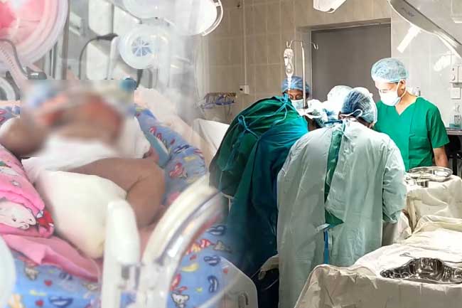 Operation in Chilaw Hospital - හදවත නතරවූ මවකගේ සහ බිලිඳාගේ දිවි බේරාගත් විශ්වකර්ම වෙදැදුරෝ